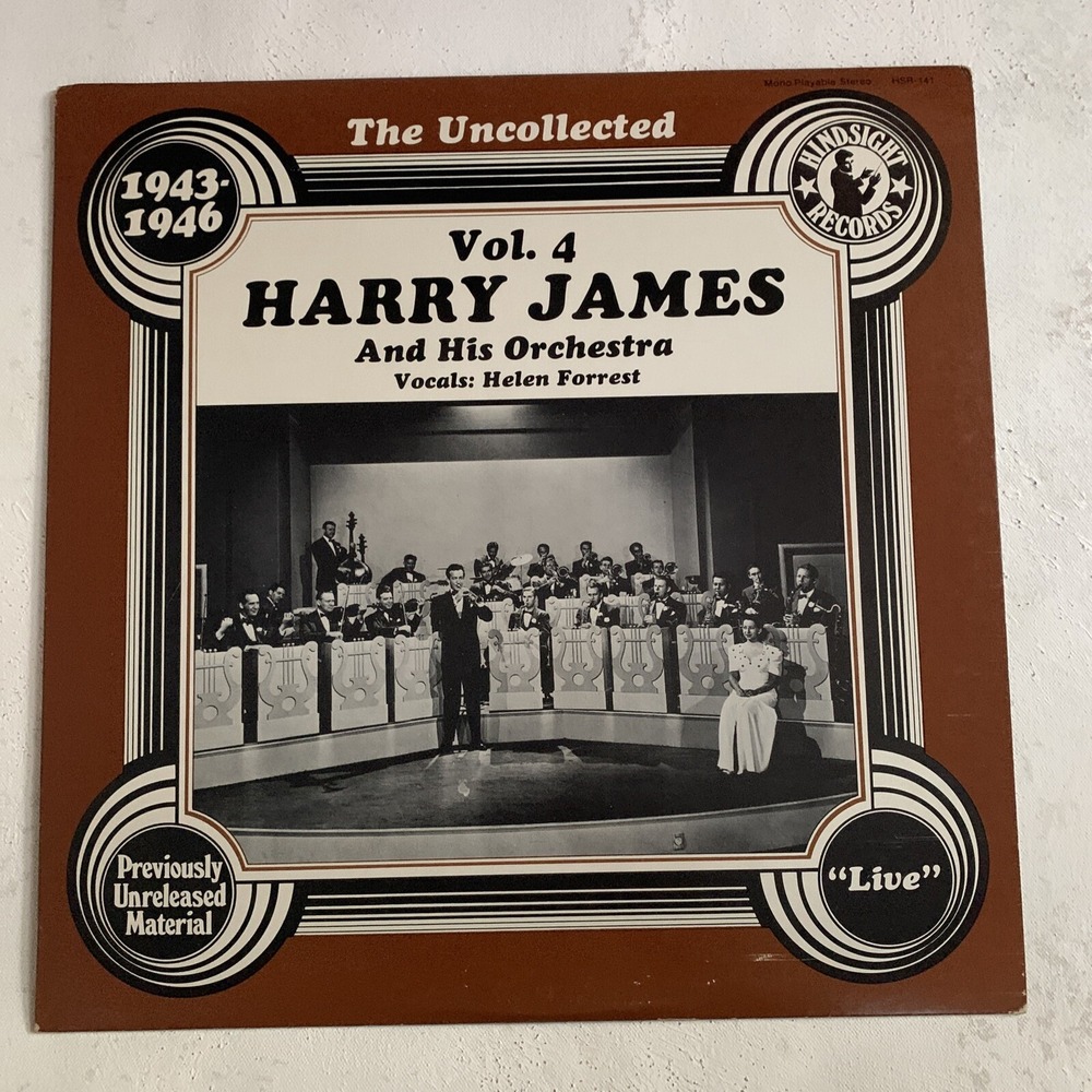1979 LP Harry James 1943-1946 Vol. 4 Hindsight HSR-141 Big Band VG+